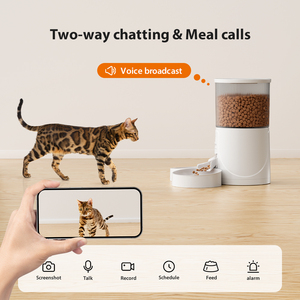 <span class=keywords><strong>Pet</strong></span> <span class=keywords><strong>Shop</strong></span> Produkte Automatische Tier fütterer 4L mit intelligenten Funktionen 720P Kamera zeit gesteuerter quantitativer automatischer Futtersp ender Katzen Hunde - Product Image 4