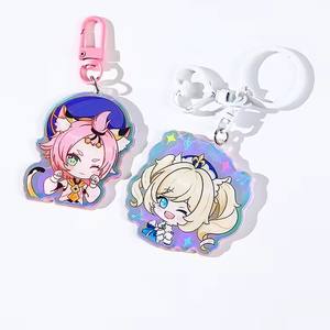 Llavero Vigreat Personalizado con Soporte para Labios Giratorio, Diseño de Conejo Brillante con Luz, Mini Zapatilla Deportiva 3D de PVC, para Aceite de Cutícula, para Mujer - Product Image 6