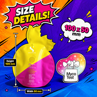 Sacs en Mylar de forme personnalisée, faible MOQ 100 pièces, pochettes découpées pour bonbons, snacks, cosmétiques, emballage alimentaire, sacs anti-odeur de qualité alimentaire