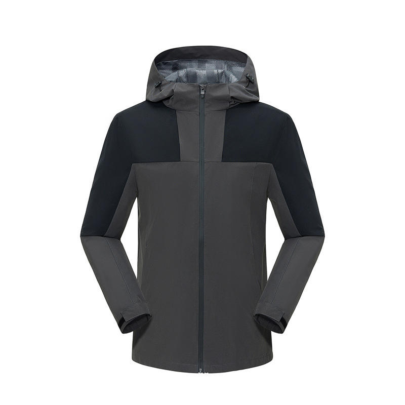 Coupe-vent gris foncé personnalisé