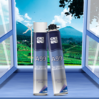 Mousse adhésive en spray PU, durcissement rapide, liaison forte, polyuréthane, panneaux d'isolation EPS XPS, construction de fenêtres et de portes, emballage