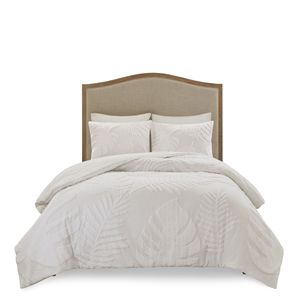 DB 3 pièces King Size touffeté coton Chenille Floral solide motif couette ensemble avec laine soie remplissage pour la maison mariage hôtel utilisation - Product Image 2