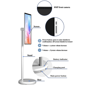 Mobile Touch Screen Lcd <b>Tv</b> 21.5 Inch White <b>Mini</b> 4G+64G FHD Smart Television Android Portable for Entertainment Stand by Me <b>Tv</b> To - Product Image 5