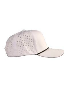 Casquette de golf imperméable en polyester avec motif de cocotier, perforée, style snapback, INJAE VINA, pour hommes - Product Image 4