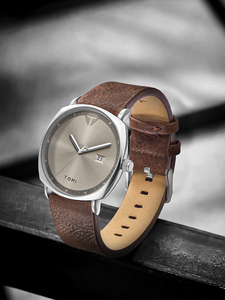 Orologio da Polso TOMI <span class=keywords><strong>Vintage</strong></span> al Quarzo con Quadrante Quadrato da 40mm, Vetro, Fibbia in Lega da 22mm e Display a Lancette, Movimento Hangzhou - Product Image 4