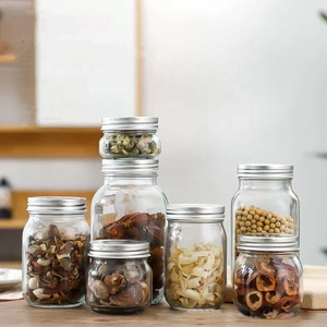 whole sale glass mason jar with metal lid bulk order for food