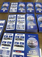 Impression numérique de brochures pliées en deux ou en trois, de dépliants et de prospectus de haute qualité, avec pelliculage, sur papier – Service OEM