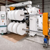 Rouleaux Jumbo Blancs Semi-Brillants à Largeur Personnalisée, Autocollants Thermiques à Transfert, avec Colle Permanente