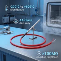 Sonde de mesure de très basse température PROG-SR101-1 PT100 PT1000 en acier inoxydable pour la réfrigération et la lyophilisation