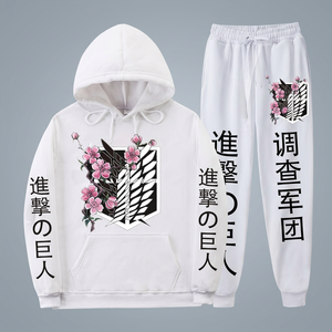 Nouveauté, best-seller, survêtement d'hiver imprimé de haute qualité, unisexe, 2024, pull-over streetwear, sweat-shirt Attack Titan - Product Image 2
