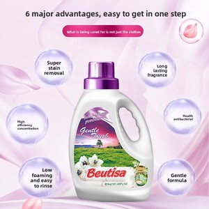Detergente de Lavandería en Gel Concentrado Personalizable, Fragancia Floral Duradera, Acción Antibacteriana, Eliminación Profunda de Manchas, <span class=keywords><strong>Natural</strong></span> - Product Image 2