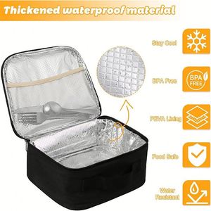 Portable Custom Small 6 Pack Can Beer Insulated Picnic Bags Waterproof Printed Lunch Bag for Women Kids Cooler - Product Image 5