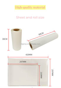 Rouleau de film A3 DTF 0.6*100M & 0.3*100M Papier de transfert chaud-chaud et film Double mat pour processus de décollage chaud-chaud - Product Image 4