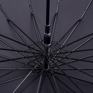 Thiết Kế Thời Trang 16 Sườn Windproof Dài <span class=keywords><strong>PU</strong></span> Leather <span class=keywords><strong>Hook</strong></span> Xử Lý Lady Straight <span class=keywords><strong>Umbrella</strong></span> - Product Image 5