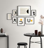 Bingkai Poster gambar aluminium pemasangan dinding 0.34 inci, desain Modern sederhana Super sempit