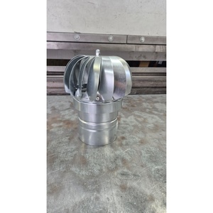 Ventilador de Techo Industrial de Acero Inoxidable, Tipo Campana Rotatoria Impulsada por el Viento, Independiente, para Extracción de Gases de Combustión y Aire - Product Image 5