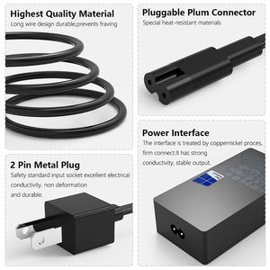 Cargador Surface Pro 65W apto para portátil Microsoft Surface Pro 9 8 7 + 7 6 5 4 3X1866 1796 1800 - Product Image 4