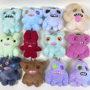 Sıcak satış sevimli Fugler peluş anahtarlık oyuncak kör kutu çirkin-komik diş Plushies ile sevimli oyuncak - Product Image 4