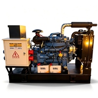 Groupe électrogène diesel à châssis ouvert Yuchai 24kW-200kW, triphasé, refroidi par eau, générateur industriel