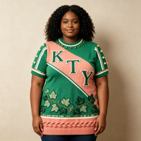 Robe Courte Grande Taille Personnalisée avec Broderie Mapel, Pull Moulant Mini en Tricot 7-Jauge – Fabricant OEM de Guangzhou