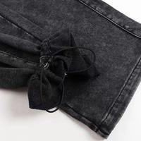 Setelan pakaian olahraga Retro pria, celana katun bordir & Hoodie dapat diatur tali serut 2 potong dengan cetakan Logo