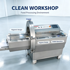 Machine <span class=keywords><strong>de</strong></span> découpe automatique <span class=keywords><strong>de</strong></span> viande congelée pour boucherie, avec convoyeur industriel, pour <span class=keywords><strong>porc</strong></span> et bœuf en morceaux - Product Image 6