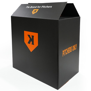 Boîte d'emballage personnalisée en <span class=keywords><strong>carton</strong></span> ondulé noir à quatre rabats pour l'expédition e-commerce, les produits de vente au détail, l'emballage de marque et la <span class=keywords><strong>livraison</strong></span> de produits - Product Image 2