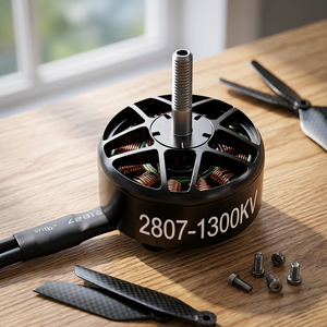 Moteur brushless outrunner en aluminium 2807 1300KV, haute poussée, 3-6S, pour drone FPV quadricoptère multicoptère RC de 7 pouces - Product Image 1