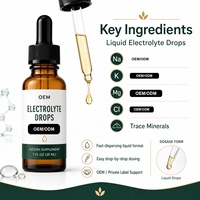 Bubuk Elektrolit Cairan Oral untuk Hidrasi dan Keseimbangan Elektrolit Formula Vegan Nutrisi Olahraga Grosir Besar Bebas Gula 60