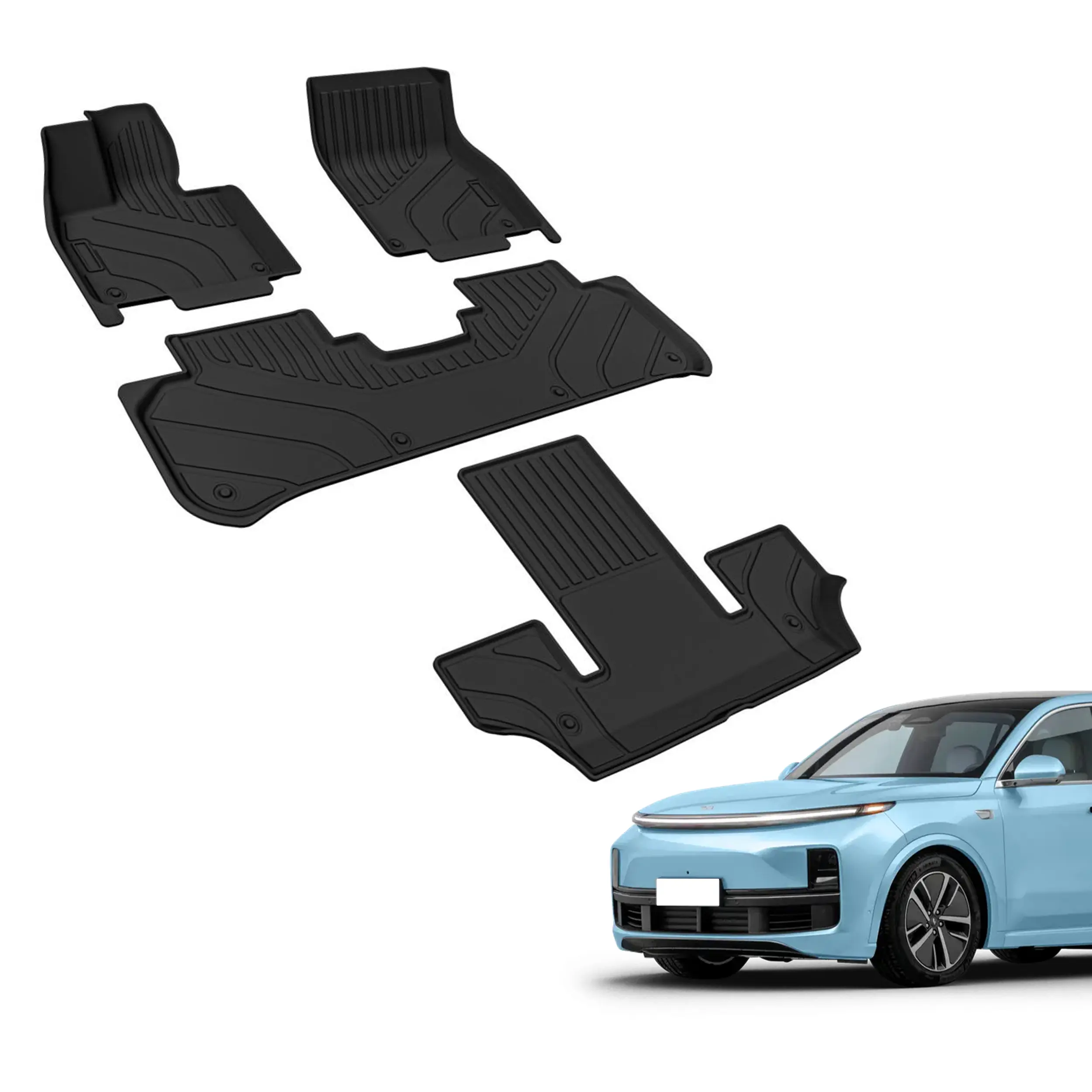 LIXIANG L8 car mat TPE Easy Wash universal Use Customized 3D 4 Pieces Carpet Waterproof Foot Slip Mat Car Floor Mats