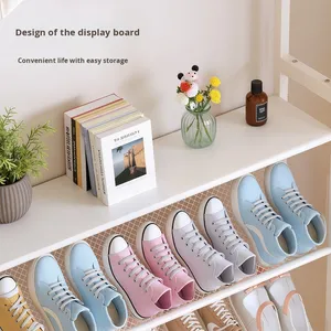 ที่แขวนเสื้อผ้าแบบตั้งพื้นในห้องนอน Shoemaker Organizer  แบบประกอบได้อเนกประสงค์  ราวแขวนเสื้อโค้ทและหมวกสำหรับใช้ในบ้าน ติดประตู - Product Image 4
