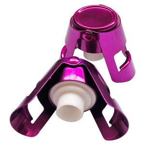 Wholesale Hot Sale Stainless Steel Wine <b>Stopper</b> Black for Champagne Bar Accessories with Leak-Proof Design - Product Image 5