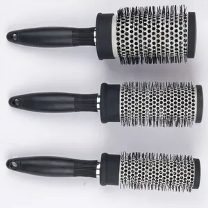 Ceramica tubo di alluminio del metallo dei capelli rullo della spazzola spazzola di capelli del salone