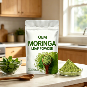 Poudre de feuilles de <span class=keywords><strong>Moringa</strong></span> en vrac OEM 100% pure – Soutient l'immunité, stimule la vitalité, améliore l'énergie, riche en antioxydants, <span class=keywords><strong>pour</strong></span> la peau, les cheveux et la glycémie - Product Image 4