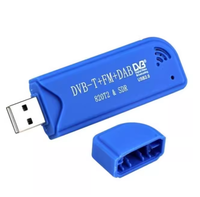 USB 2.0 Digital DVB-T SDR+DAB/AM PM TV Tuner Receiver Stick 1-Year Warranty Android 11 1080p RTL2832U+R820T Aircraft Digital