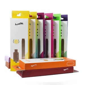 Caja de regalo de papel de embalaje de cartucho vacío con logotipo personalizado, caja rígida de bolígrafo de batería delgada con bandeja de blíster, embalaje de cartucho glo - Product Image 5