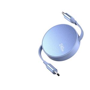 Cable de Carga Rápida Tipo-C PD de 240W al por Mayor, Retráctil de 1 y 2 Vías para Móviles y Portátiles, Cable de Carga USB de 1M Mini - Product Image 5