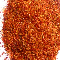 Flocons de piment rouge broyés séchés au piment sec épicé d'approvisionnement d'usine