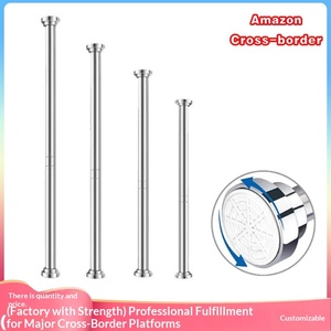 <span class=keywords><strong>Tringle</strong></span> télescopique <span class=keywords><strong>sans</strong></span> perçage pour séchage de vêtements, rideau de douche de salle de bain, ou penderie de chambre, au design élégant et luxueux - Product Image 5