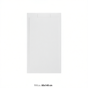Plato de Ducha Rectangular Emotion Line 80x140 cm Blanco - Product Image 3