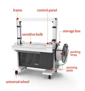 MH-X201/X301 Automatic PP Belt Strapping Machine Packaging Machine Banding Machine For Carton Paper Bags