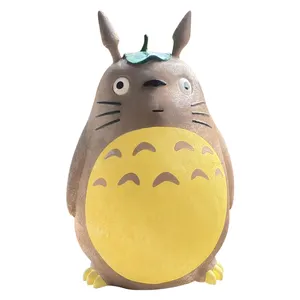 Custom Outdoor Life Size Fiberglass Cartoon Sculpture Resin Totoro Statue