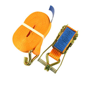 Cintas de Amarração Retráteis de 25mm com Catraca para Caminhão, 100% Poliéster, Econômicas para Fixação de Carga - Product Image 5