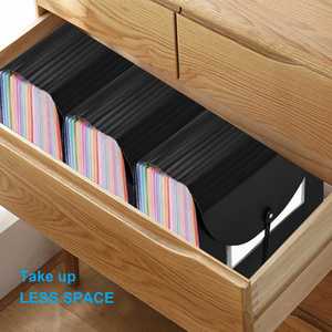 Custom Office Stationery-Rainbow Expanding Accordion <b>File</b> <b>Folder</b> PVC Paper Multi-Section A5 Size 12 Pockets A4 Multi Pockets Bag - Product Image 3