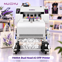 Imprimante DTF A3 double I1600A pour l'impression directe sur film de t-shirts, sweats à capuche et textiles
