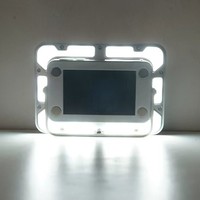 Nouvelle lampe de camping solaire transfrontalière, recharge USB, multifonctionnelle, support magnétique de fixation, lampe de travail COB