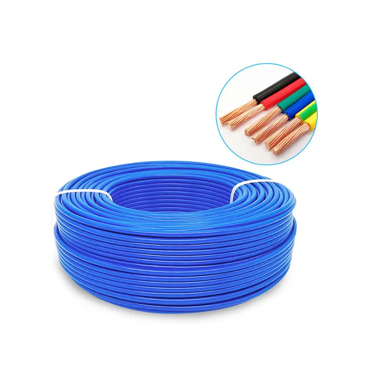 BVR house flexible copper wire 1.5 mm 2.5mm 4mm 6mm 10mm PVC insulated electrical copper wire cable price