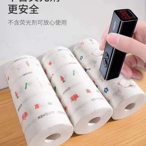 Washable <b>Kitchen</b> <b>Paper</b> Towel Microfiber Thickened Reusable Dishcloth For Cleaning And Degreasing - Product Image 2