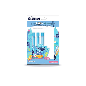 For Dis-ney Lilo and Stitch Aloha-Cute Pencil Case + 2 <b>Erasable</b> Gel <b>Pens</b>, Blue - Product Image 2