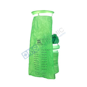 Sacchetti per vomito usa e getta con supporto per carta facile da usare senza lattice a tenuta stagna campeggio in viaggio malattia mattutina bagno emergenze - Product Image 2